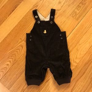 Jacadi Brown corduroy overalls 12 months